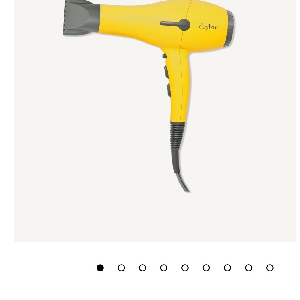 Drybar Yellow and Gray Professional Hair Dryer